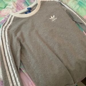 gray adidas xs